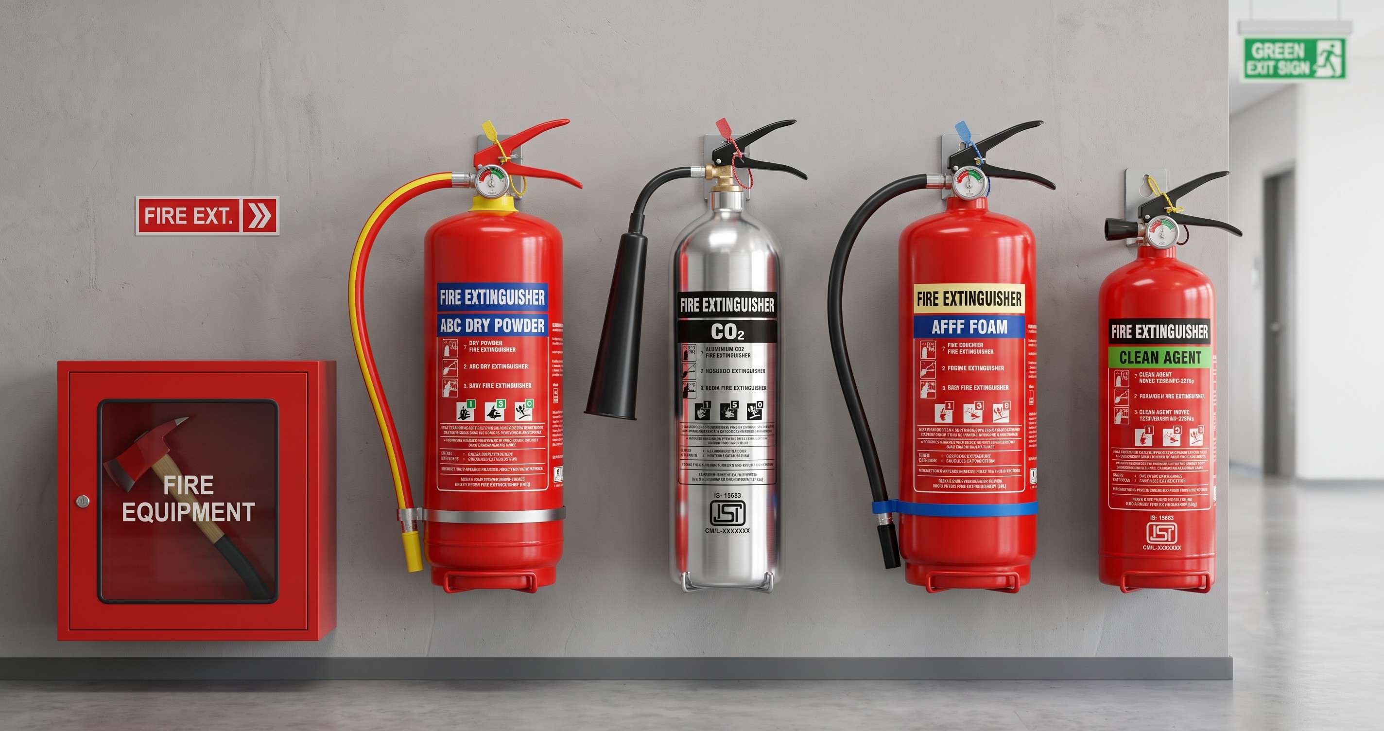 Fire Extinguishers - Fire Safety System Installation and Design by Athens Buildcon